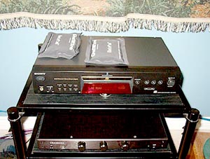 Sony SACD player with Notepad
