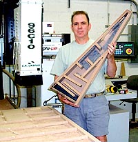 Pat McGinty with Kestrel2 cabinet