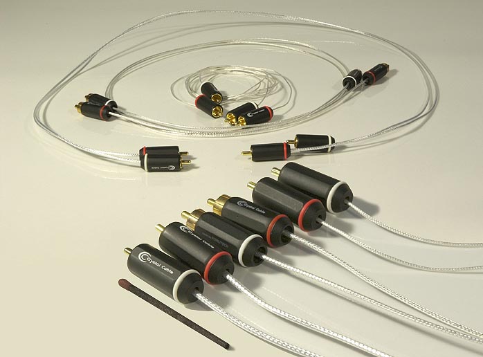 Aiwa 1Pair 6N occ Copper Silver HiFi RCA Audio interconnect Cable Rhodium Plug 
